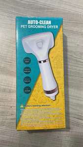 หวีสแตนเลสคุณภาพสูง เป็นมิตรกับสิ่งแวดล้อม สำหรับแมวและสุนัข 2 in 1 พร้อมไดร์เป่าขนสัตว์ไฟฟ้าและหวีเข็ม - Product Image 5