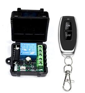 Telecomando Wireless a 1 Canale 433Mhz <span class=keywords><strong>RF</strong></span>, Mini Interruttore Telecomandato 5V-60V, Modulo Ricevitore Remoto, Trasmettitore <span class=keywords><strong>RF</strong></span> - Product Image 1