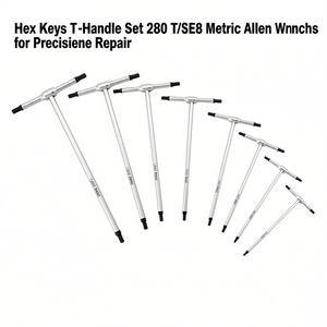 ชุดประแจหกเหลี่ยมแบบด้ามตัว T 280 ชิ้น รุ่น T/SE8 ประแจอัลเลนแบบเมตริก สำหรับงานซ่อมที่ต้องการความแม่นยำ - Product Image 2