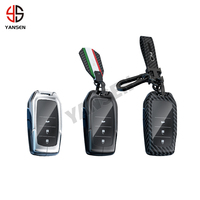 Porte-clés de voiture en Fiber de carbone pour Lexus RX300 LS400 LS430 ES330 SC430 IS300 LX470 RX330 RX350 GS300 pièces
