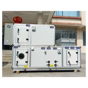 Commercial Air Conditioning Ahu Ventilation Unit / Clean Room 100% Fresh Air Handling Unit with Heat Recovery