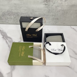 Livraison rapide papier boîtes à bijoux carton papier boîte boucles d'oreilles anneau collier bijoux exquis tiroir Type boîte d'emballage - Product Image 4