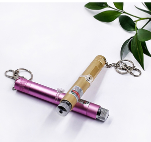 2023 Mới Xách Tay Keychain Nhỏ Gọn Thời Trang Có Thể Sạc Lại USB Màu Xanh Lá Cây Màu Đỏ Mèo Sử Dụng Hàng Ngày Đèn Pin - Product Image 4