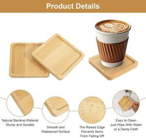 Assiette à dessert et plateau à collation en bois massif gravé, écologique, moderne et luxueux, pour servir des fruits secs lors de fêtes - Product Image 3