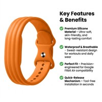 Bracelet en silicone respirant et souple pour Goole Fitbit Air, bracelet de remplacement sportif, vente chaude
