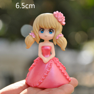Figurine de Princesse 3D pour Petite Fille, Poupée Articulée, Boîte Cadeau pour Enfants, Miniature en PVC, Ornement Artisanal, Figurines, Décoration de Voiture et de Bureau - Product Image 5
