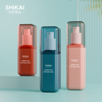 Bouteille en plastique personnalisée de 80 ml pour vaporisateur de toner de voyage, emballage cosmétique pour animaux de compagnie, flacons pulvérisateurs à brume fine mate pour cheveux