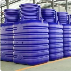 PE septische <span class=keywords><strong>tank</strong></span>, verdikte drievoudige ondergrondse prefab plastic emmer, speciaal ontworpen voor nieuwe landelijke gebieden - Product Image 1