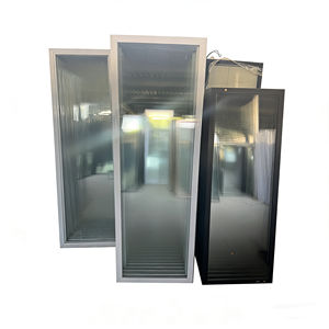 Vitrina Refrigerada de Doble Temperatura con Puerta de Vidrio para Supermercados, Exhibición Transparente para Yogur en Botella, Fácil Organización del Stock - Product Image 2