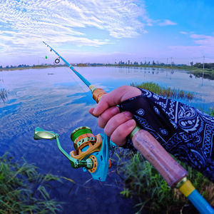 Moulinet de pêche en métal noir Hauton MC1000 haute vitesse 5.2 1 rapport de vitesse océan plage pêche - Product Image 2