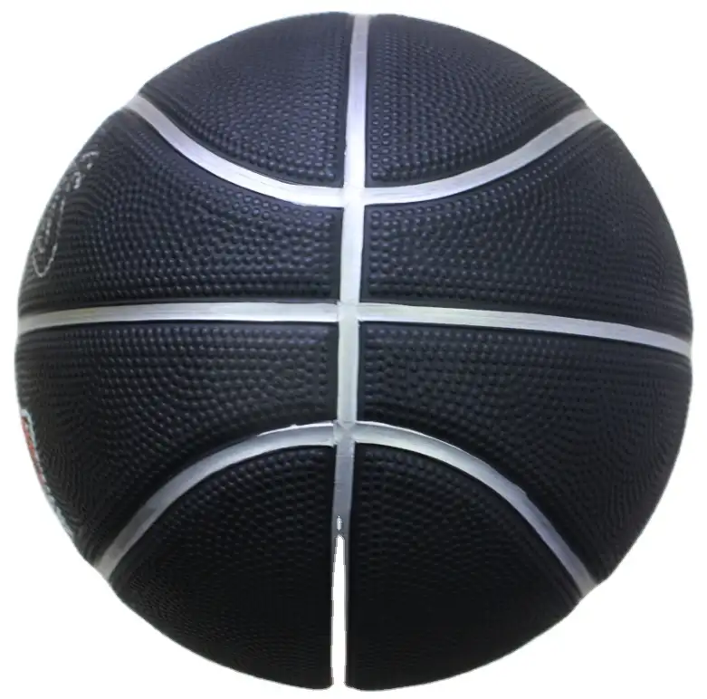 ActEarlier Amazon hot selling custom logo size#7#6#5#3#1 rubber basketball black