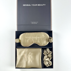 High-End Öko-Tex 100 Luxus-Seidensatin-Kissenbezug Seiden-Augenmaske Charmeuse-Kissenhülle 100% Reine Maulbeerseide Kissenbezug Geschenkset - Product Image 2