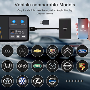 Adaptador inalámbrico CarPlay para iPhone USB Car Play Dongle <span class=keywords><strong>AI</strong></span> Box Convert Factory Wired CarPlay a Wireless CarPlay - Product Image 5