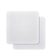 Chiffon de polissage d'écran en microfibre de polyester de haute qualité 16x16cm 2 couches Classe 100 Couleur personnalisée Apple Électronique 20g OEM