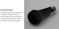 Premium Ebony C Oboe for Professional Performance, Excellent Sound Quality, Lightweight Portable Woodwind Instrument