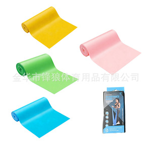 Banda de Resistencia para Yoga, Alta Elasticidad, Banda de Estiramiento para Pilates, Entrenamiento de Fuerza, Amarillo, Rosa, Azul, Verde, Ejercicio Físico - Product Image 4