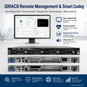 Serveur Rack d'occasion <span class=keywords><strong>Dell</strong></span> <span class=keywords><strong>PowerEdge</strong></span> <span class=keywords><strong>R230</strong></span> à prix abordable – Trouvez des modèles similaires - Product Image 5