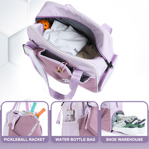 Sac de transport pour pickleball en tissu imperméable avec compartiment séparé pour chaussures, grande capacité, multifonctionnel, pour sports de plein air - Product Image 3