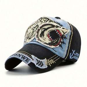 Gorras de Béisbol de 5 Paneles Unisex Vintage Desgastadas de Alta Calidad 100% Algodón con Logotipo Bordado Personalizado Estilo Deportivo Urbano - Product Image 5