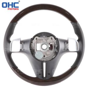 Volante de cuero de grano de madera de fibra de carbono para Mercedes <span class=keywords><strong>Maybach</strong></span> 2021 <span class=keywords><strong>2022</strong></span> actualización antigua a nueva con botones de cambio de paleta - Product Image 5