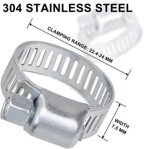 อะแดปเตอร์ข้อต่อที<span class=keywords><strong>ฟ</strong></span>ิตติ้งแบบมีหนาม 3/8 นิ้ว พร้อมพอร์ตเซ็นเซอร์ NPT 1/8-27  ประกอบด้วยแคลมป์รัดสาย<span class=keywords><strong>ย</strong></span>าง 2 ชิ้น และแหวนซีลทนความร้อน 2 ชิ้น - Product Image 3