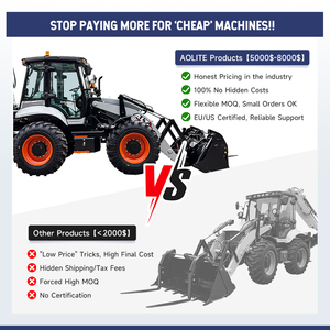 Đa chức năng trang trại Xây Dựng Nông nghiệp 4 bánh xe mini DIESEL backhoe loader - Product Image 2