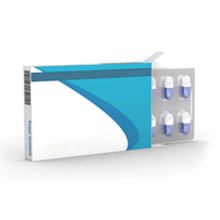 Boîtes en papier personnalisées imprimées pour l'emballage de médicaments, boîte à pilules pharmaceutiques en carton de luxe avec logo