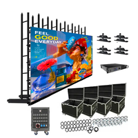 Système complet d'écran LED pour événements sportifs en location, pour extérieur, P3 P4, mur vidéo, écran LED modulaire