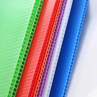 Panneau creux en plastique ondulé de feuilles de polypropylène de prix usine pour la production d'affichage publicitaire