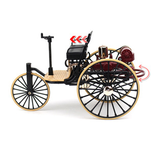 Modellino 1:12 di <span class=keywords><strong>Auto</strong></span> d'Epoca a Tre Ruote in Lega, Regalo da Collezione, Decorazione per Adulti - Product Image 3