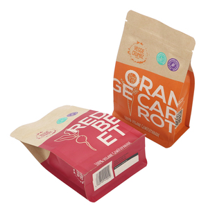 Özel Geri Dönüşümlü Ayakta Duran Laminasyonlu Kalın Kraft Kağıt Gıda Ambalajı Kahve Poşeti Üreticileri - Product Image 1