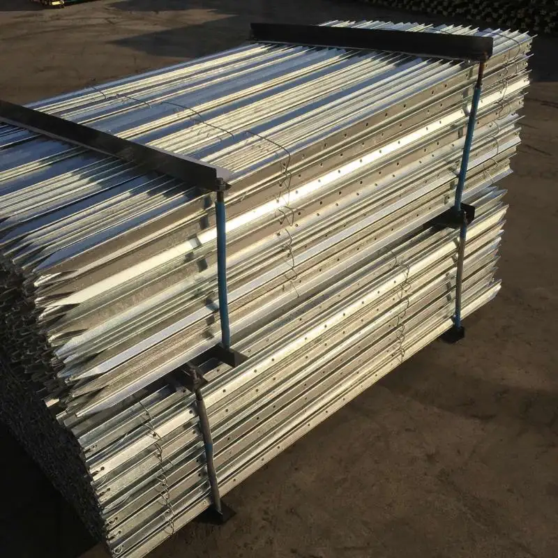 2.04kg/m Australia Standard Steel Bitumen Baked Black Star Pickets Y Post