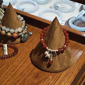 Pulsera de plata S925 con ágata roja y dije de animal para mujer, uso diario, diseño auspicioso, joyería de estilo chino - Product Image 4