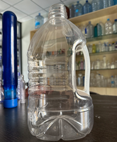 Machine de soufflage semi-automatique de 5 litres à deux cavités pour ligne de production d'usine de bouteilles en plastique