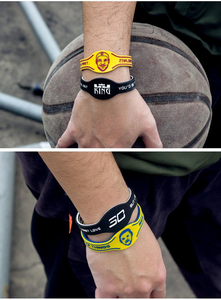 Braccialetto in Silicone Ecologico per Tennis con Logo Personalizzato Stampato, per Eventi Sportivi all'Aperto e Corsa/Passeggiate - Product Image 2