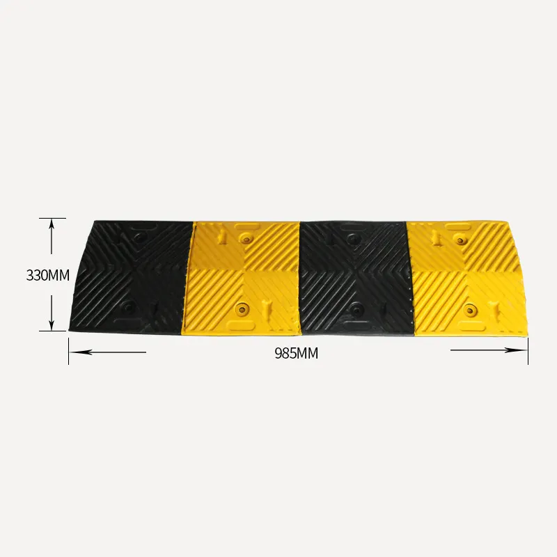 985*330*35mm road flexible rehabilitate high visibility speed reducer breaker speed bump