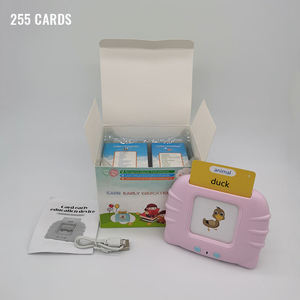 Appareil de thérapie orthophonique, jouets éducatifs pour enfants, lecteurs de cartes, 224 cartes flash parlantes de mots fréquents pour tout-petits - Product Image 4