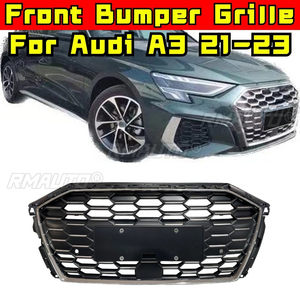 ชุดแต่งกันชนหน้า สำหรับ Audi A3 ปี 2021-2023 กระจังหน้าทรงสปอร์ต  อะไหล่ตกแต่งภายนอก - Product Image 1