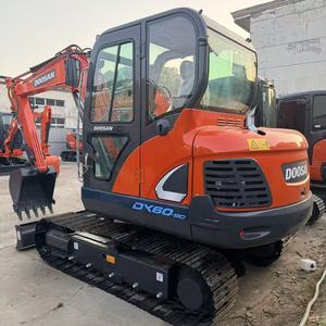 Doosan-Miniexcavadora Dx60 6t, excavadora original de Corea, baja hora, lista para trabajar, buen estado - Product Image 3