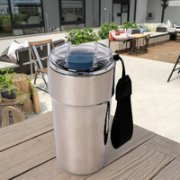 Tasse à café et thé en titane pur 380ml 500ml personnalisée tasse à boire d'extérieur portable pour le camping et la randonnée
