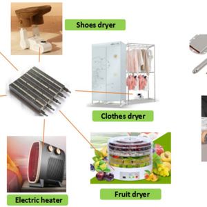 Elemento calefactor de aire industrial de alta calidad de fábrica, soplador de calentador de aire caliente de cerámica PTC - Product Image 5