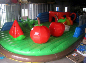 Château gonflable en PVC pour enfants, fruits, pour parc d'aventure commercial et parc urbain - Product Image 1