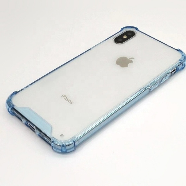 Four-corner Shockproof Transparent Phone Case for iPhone 7 8 XS XR Max SE 11 12 13 14 15 16 17 Clear Acrylic Mobile Phone Cases