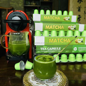 Vente en gros Dosettes de thé à saveur de poudre de Matcha Capsules de thé blanc Dosettes de poudre de Matcha de collagène pour <span class=keywords><strong>Nespresso</strong></span> - Product Image 6