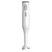 Nouveau design, batterie Li-on 2000 mAh, longue durée de vie, mixeur à main rechargeable avec lame détachable pour la cuisine à domicile, utilisation pour jus et hachage