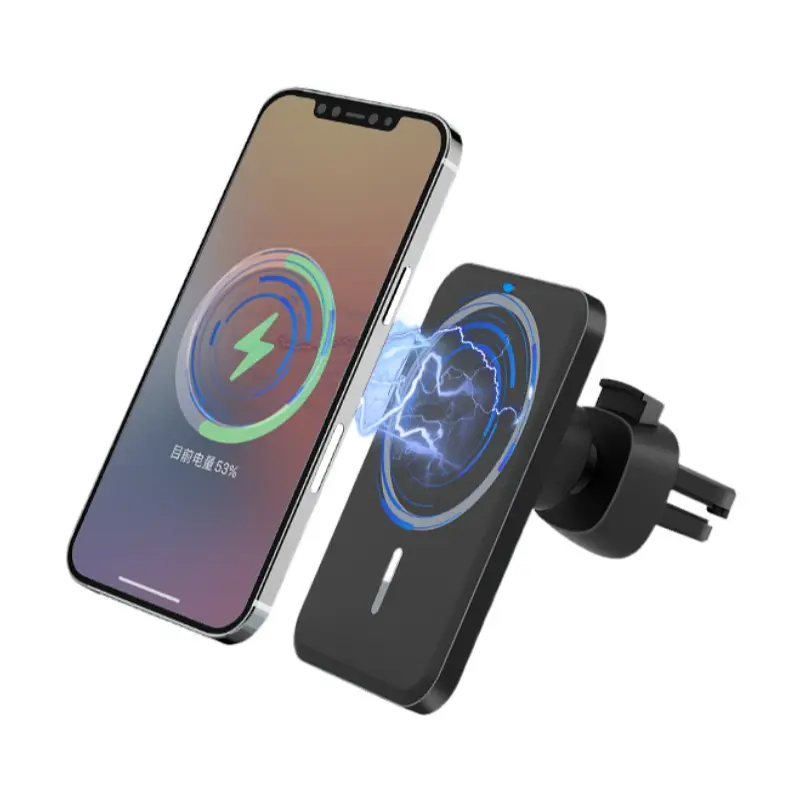 Original Wireless Charger 15W Qi Magnetic Car Phone Holder for iPhones Car Wireless Quick Charge for iphone 13 12 Pro Max