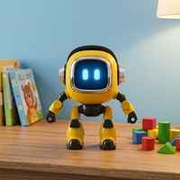 Robot de bureau interactif intelligent IA avec commande vocale pour le bureau, la maison et le développement des enfants