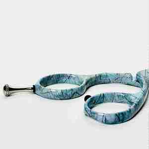 Ciseaux de coiffure professionnels tranchants en acier inoxydable 5.5 à motif de feuille pour droitier - Product Image 2