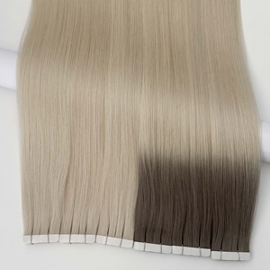 Extensiones de Cabello Ruso al por Mayor, Cinta Adhesiva Invisible, Cabello Eslavo con Cutícula Alineada, Trama de Cabello para Salón, Alta Calidad 2025 - Product Image 1