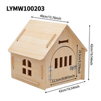Lit pour chat et maisonnette pour animaux en bois, toutes saisons, extra-large, miniature, petite taille, villa d'hiver, cage, chalet
